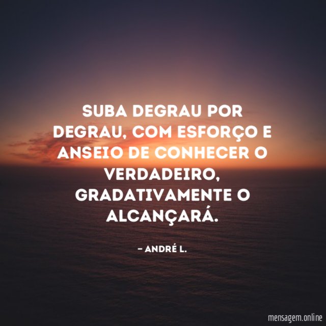 Suba degrau por degrau