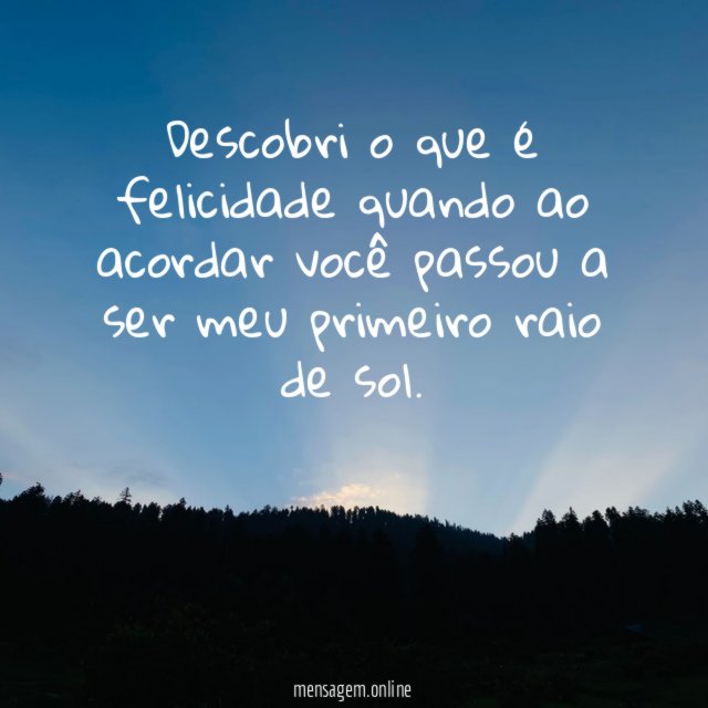 Primeiro raio de sol