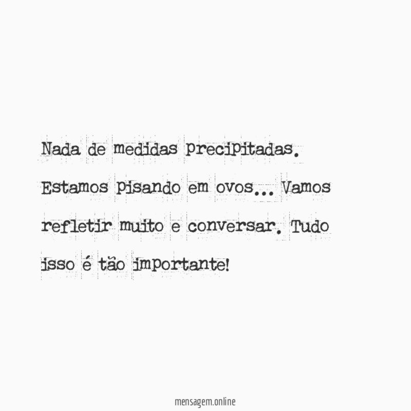 Pensar o que devemos fazer