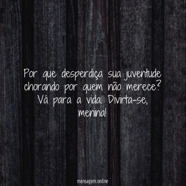 Divirta-se, menina!