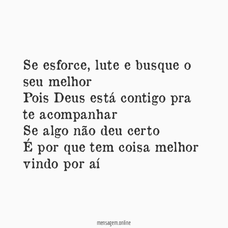 Se esforce