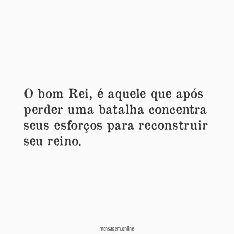 O bom Rei