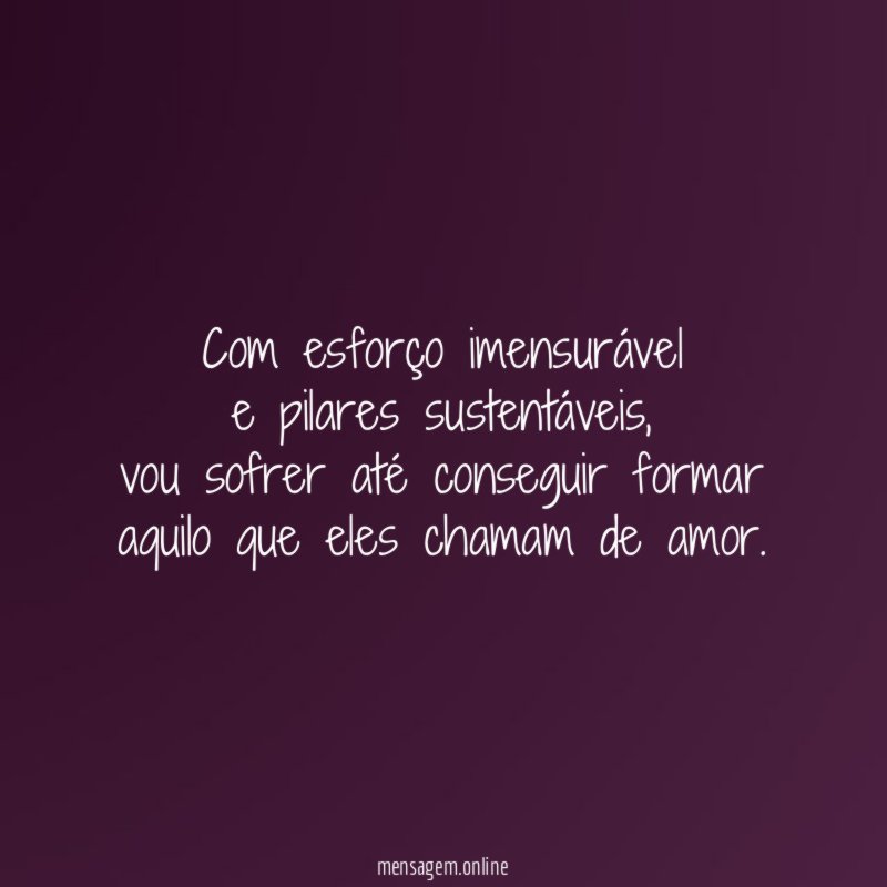 Com esforço imensurável e pilares sustentáveis