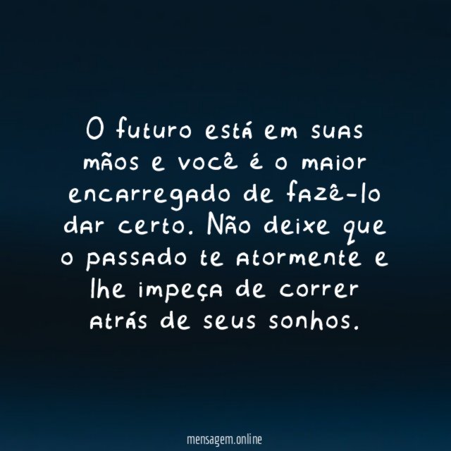 Cuide do seu futuro