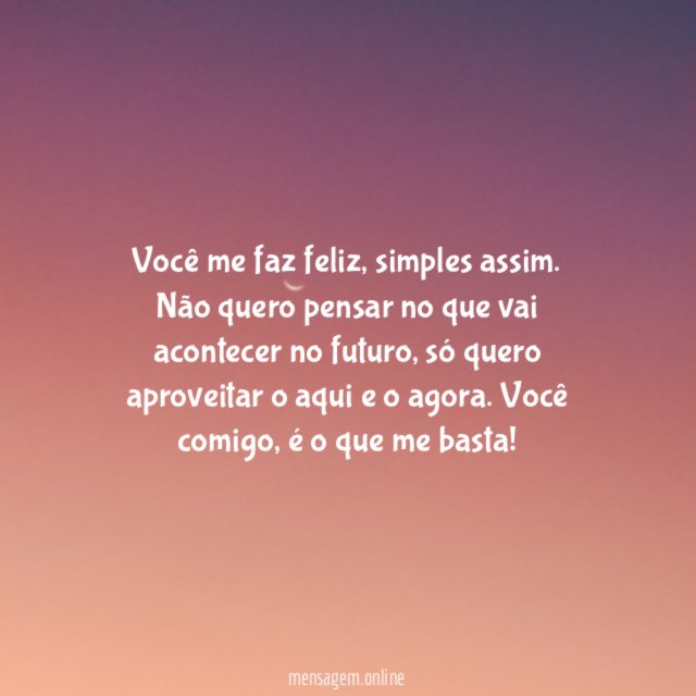 Desfrute o momento