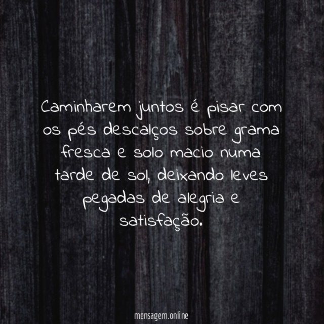 A caminhada