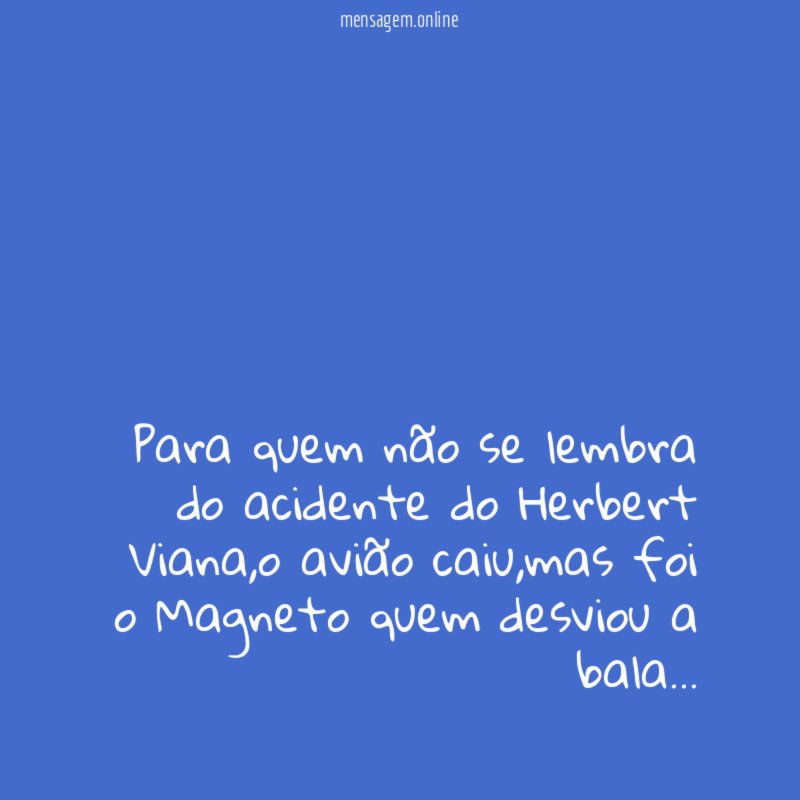 Para quem não se lembra do acidente do Herbert Viana