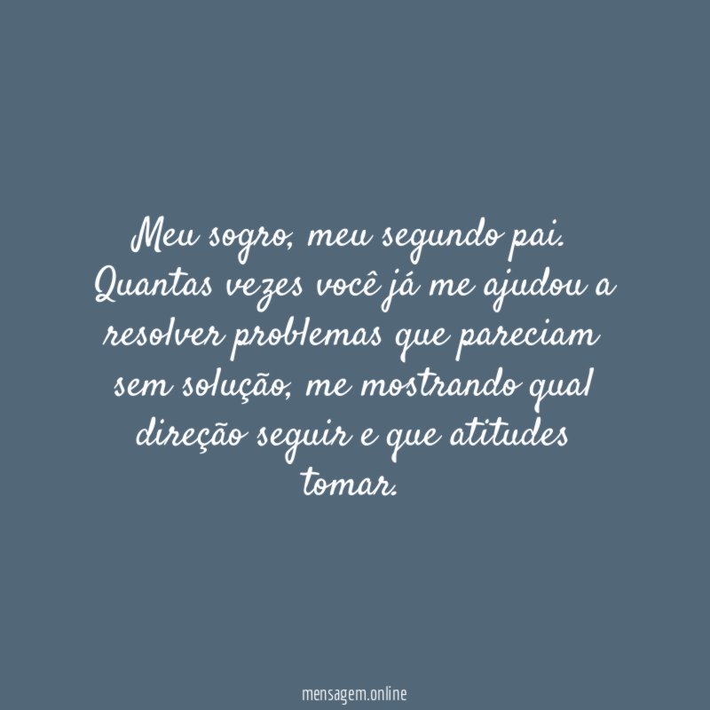 Meu segundo pai