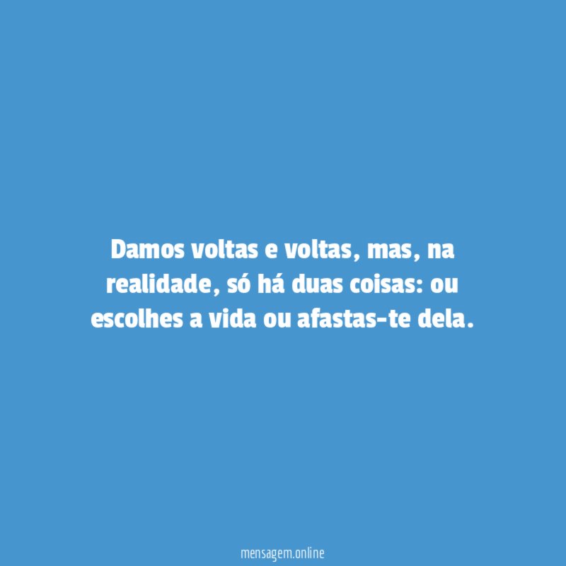 Damos voltas e voltas