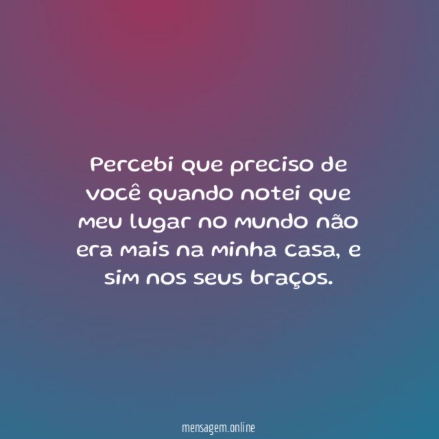 Seus braços