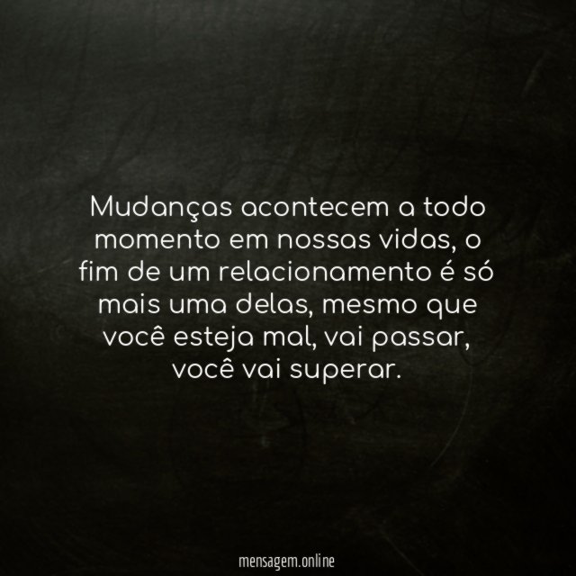 Mais uma mudança