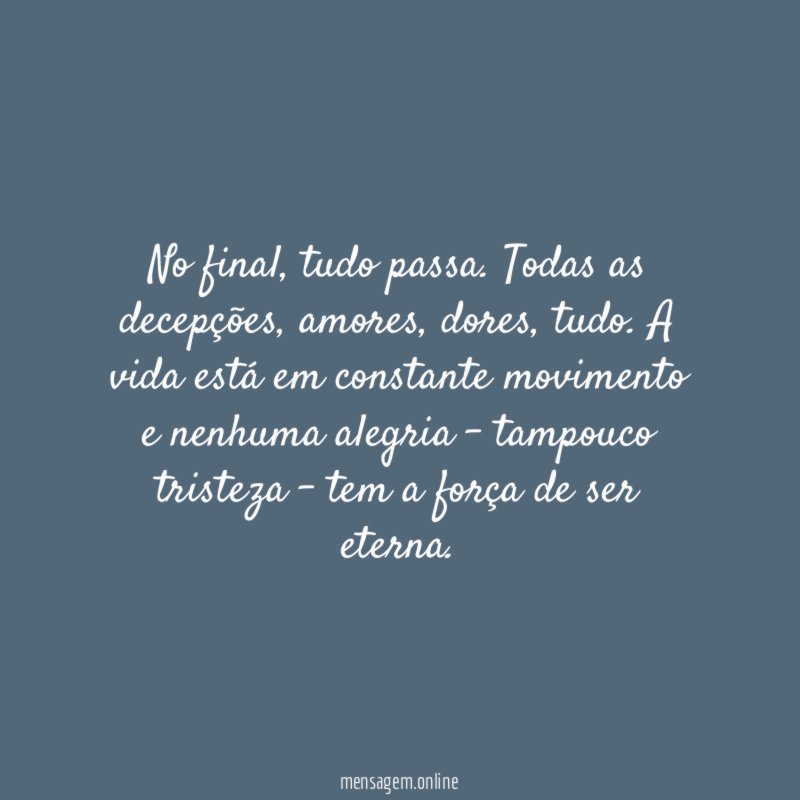 Constante movimento