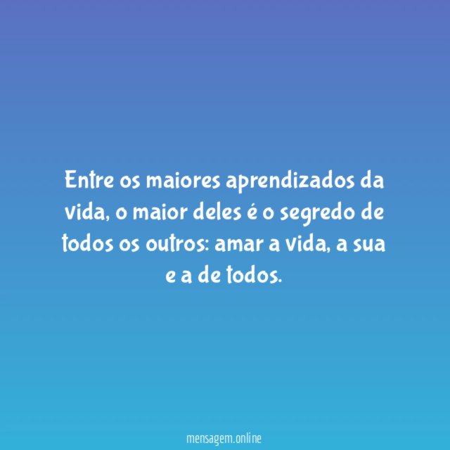 Amor: segredo da vida