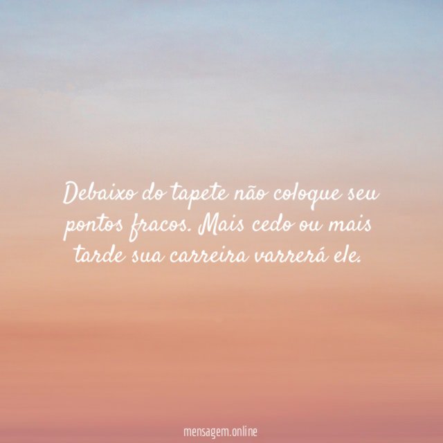 Debaixo do tapete