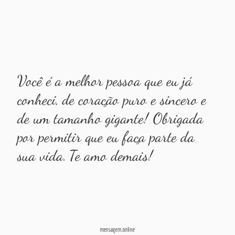 Pessoa única e maravilhosa
