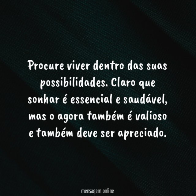 Dê valor para as pequenas coisas