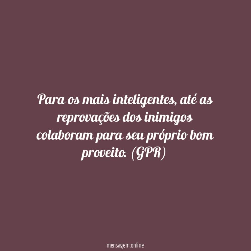 Para os mais inteligentes