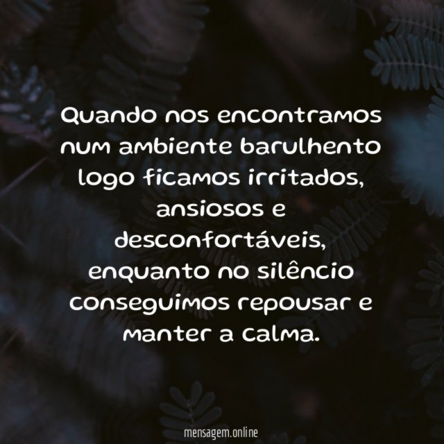 Mantenha a harmonia do ambiente