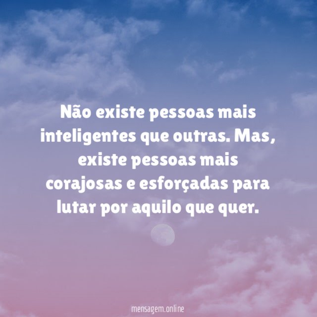 Não existe pessoas mais inteligentes que outras