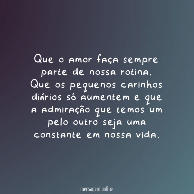 Nossa rotina