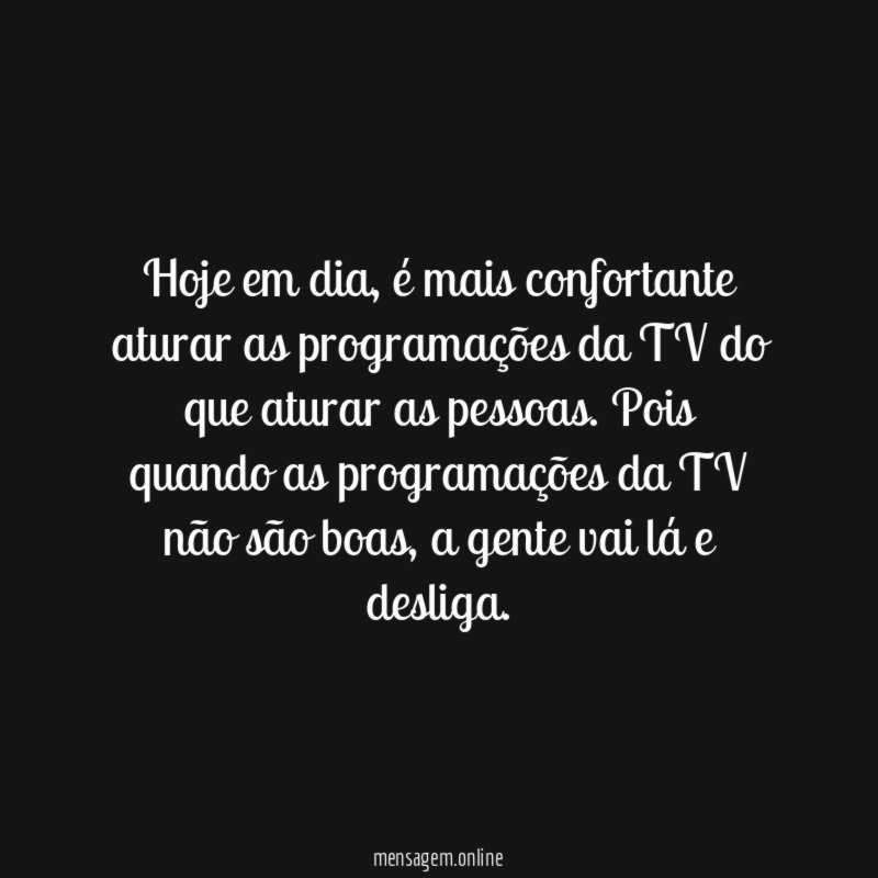 Hoje em dia