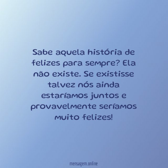 E foram felizes para sempre?