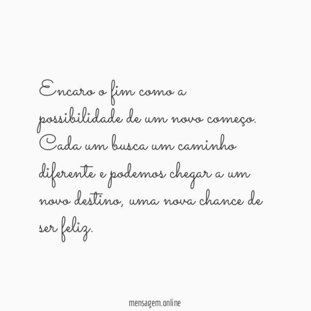 Novo começo