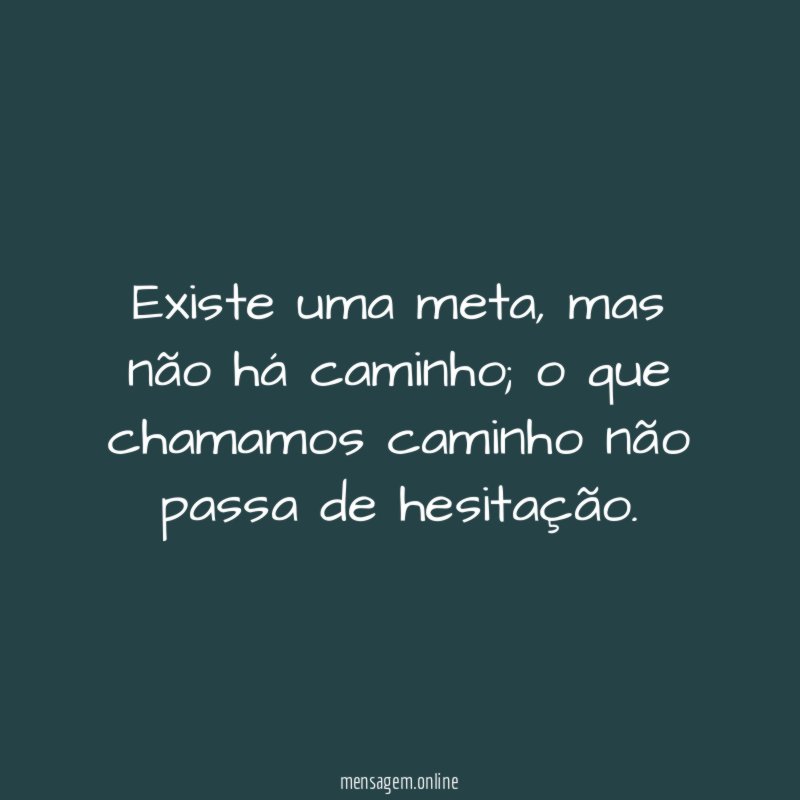 Existe uma meta