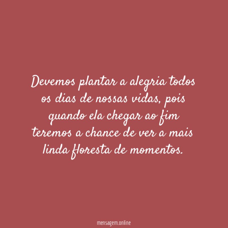 Sementes de alegria