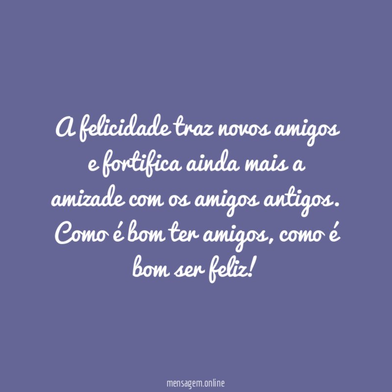 Novos amigos