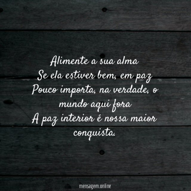 Olhando para dentro