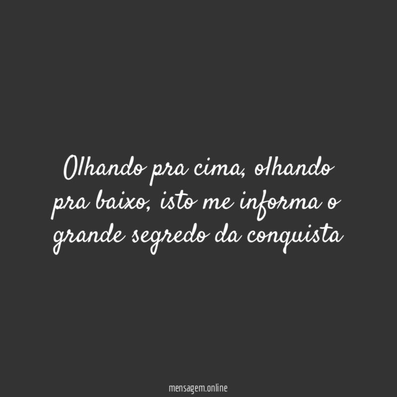 Olhando pra cima