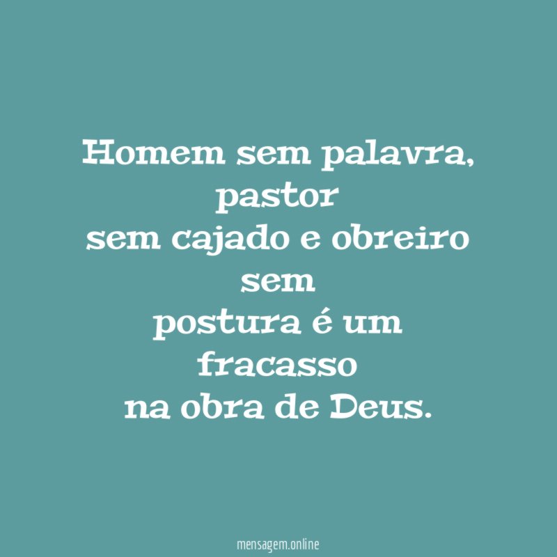 Homem sem palavra