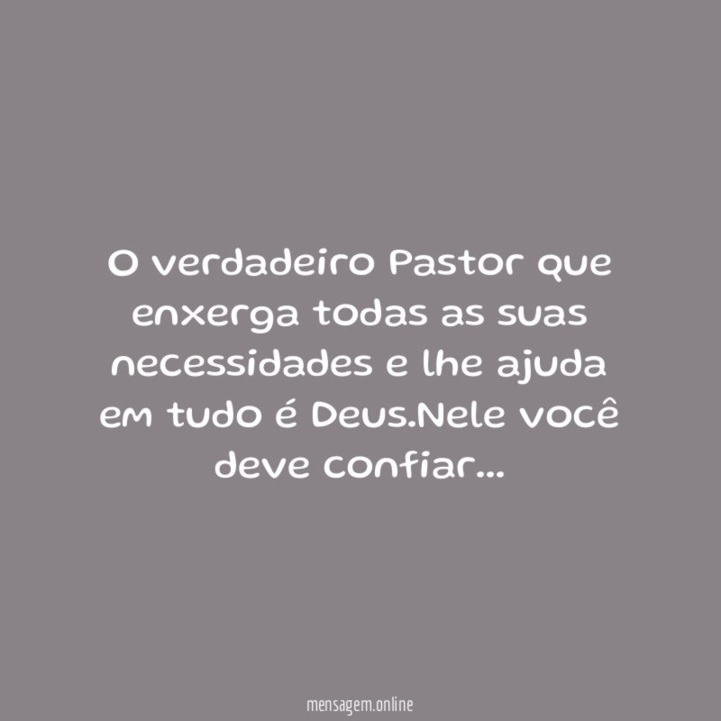 O verdadeiro Pastor que enxerga todas as suas