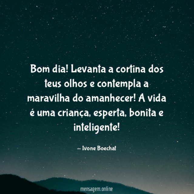 Maravilha do amanhecer