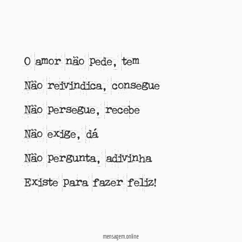 Para fazer feliz