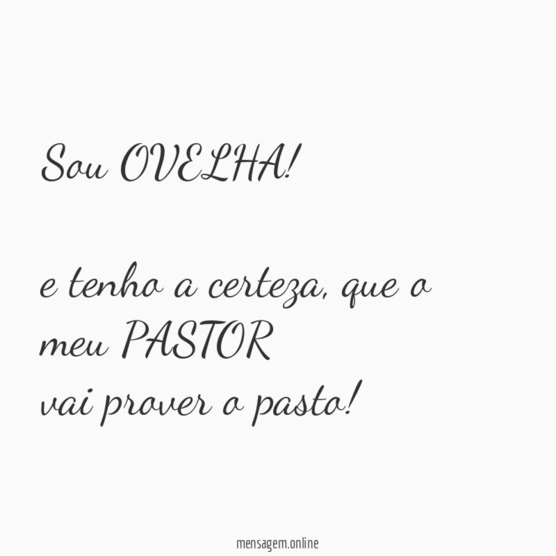 Sou OVELHA