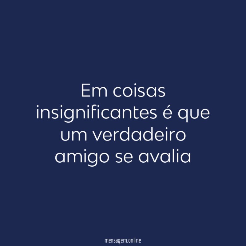 Coisas insignificante