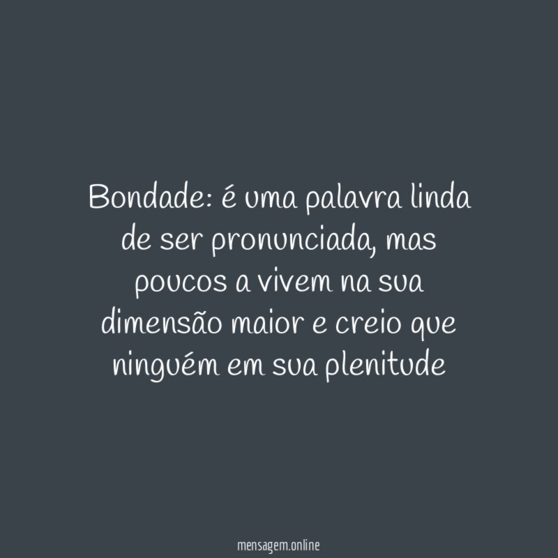 bondade