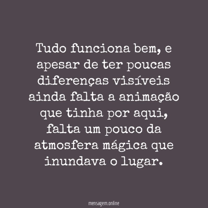 A nossa atmosfera mágica