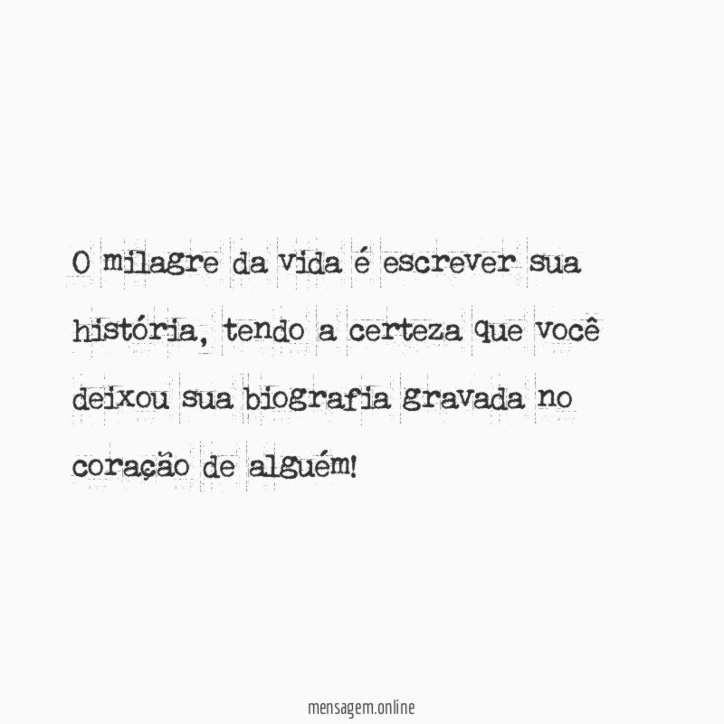 Milagre da vida