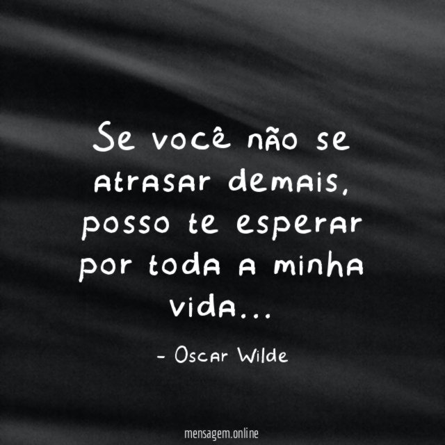 Posso te esperar