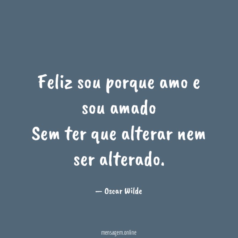 Sem ser alterado