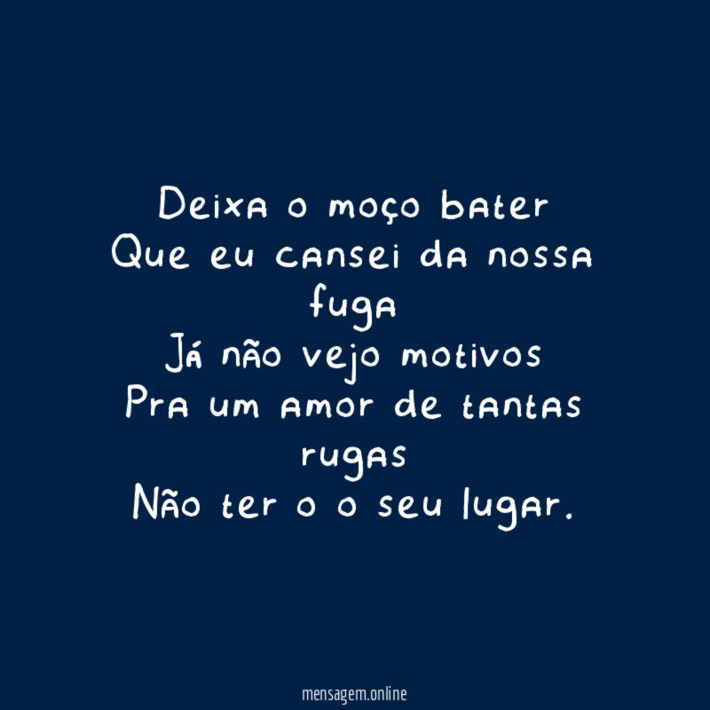 O seu, o meu, o nosso lugar