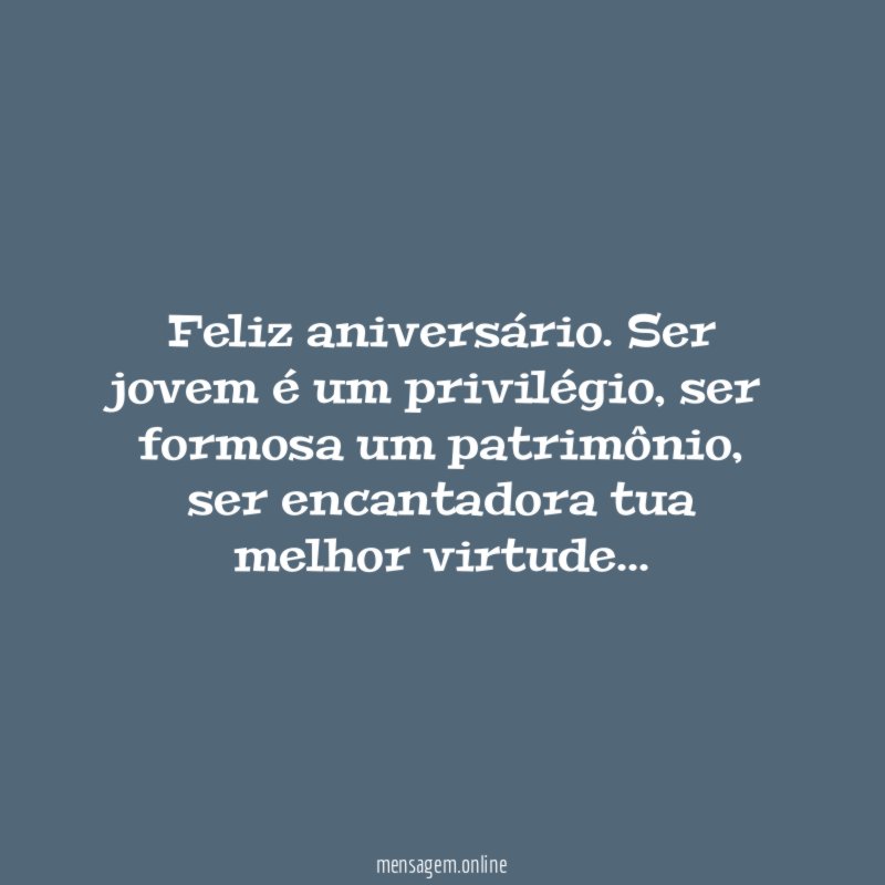 Feliz Aniversário