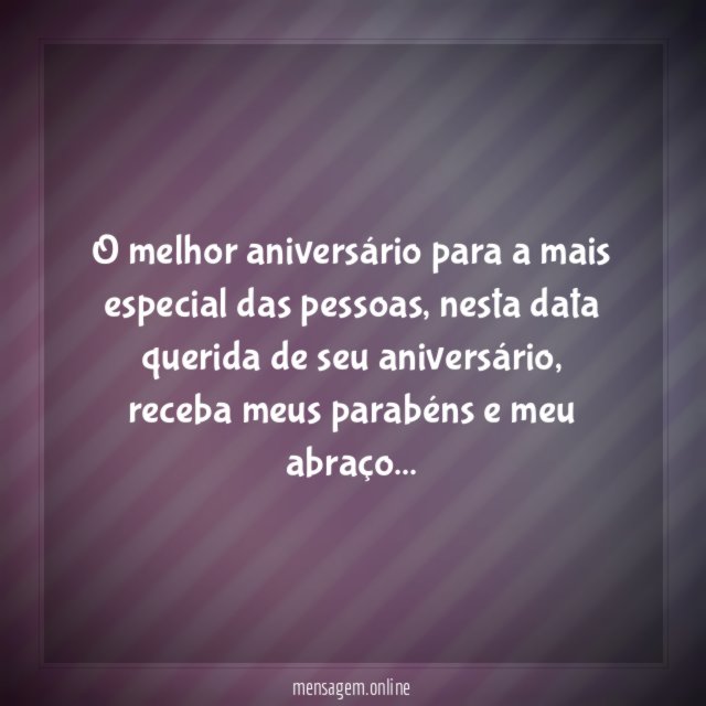 O melhor aniversário