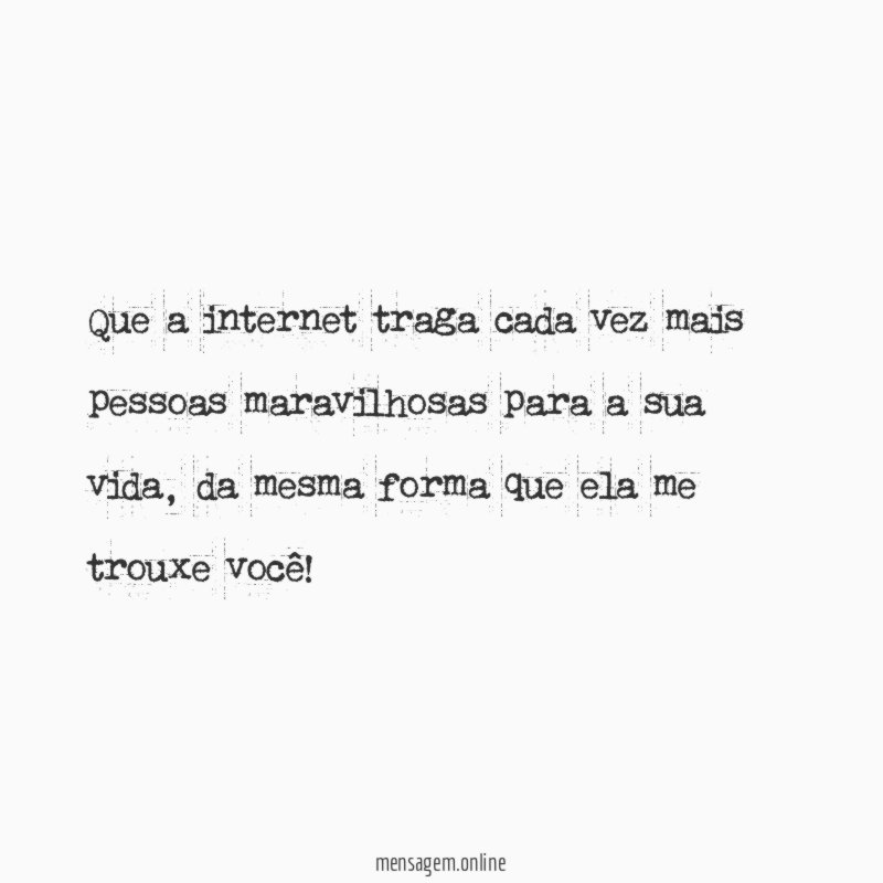 Novas amizades