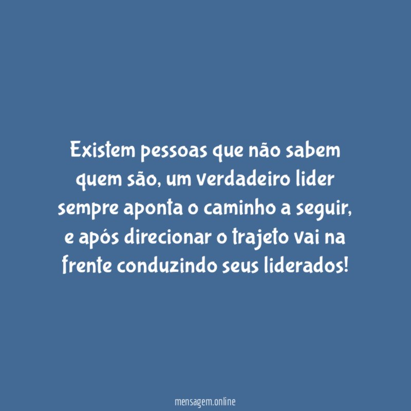 Existem pessoas que não sabem quem são