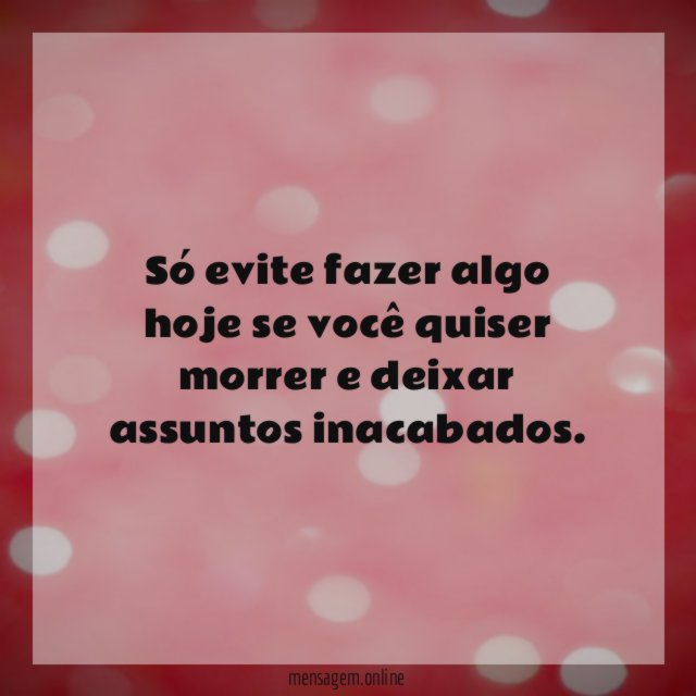Assuntos inacabados