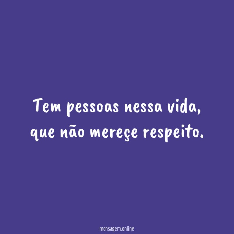 Tem pessoas nessa vida